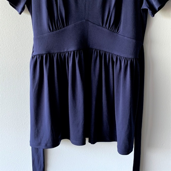 Michael Michael Kors V-neck Puff Sleeve Top Small - Picture 7 of 8